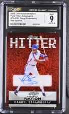 2025 Baseball Nation #PA-DS1 Darryl Strawberry Pure Hitter Autograph 1/1 CGC 9
