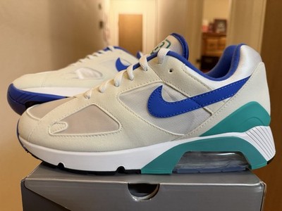 Nike Air 180 Bluebird FJ9259-102 White/Medium Blue Men s Size 10.5 Brand New