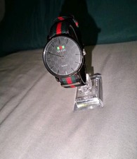 Gucci Quartz Watch All Black with Full Battery Working Condition