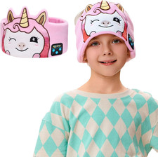 Kids Sleep Headphones Bluetooth Headband, Wireless  Wired 3.5MM Jack Playback H