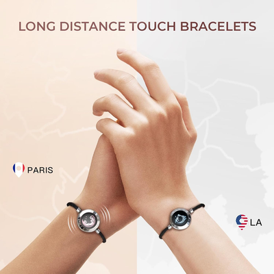 Long Distance Touch Bracelets for Couples, Light up & Vibration for Love Couples | eBay Long Distance Touch Bracelets for Couples, Light up & Vibration for Love Couples | eBay
