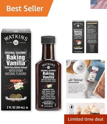 2 fl. oz All Natural Baking Vanilla - Gluten-Free, No Artificial Additives