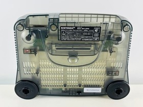 Nintendo 64 Console, Clear Black, Nintendo 64DD, with Box