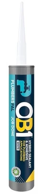 OB1® PLUMBERSPAL HYBRID SANITARY SEALANT & ADHESIVE WHITE - INTERNAL & EXTERNAL