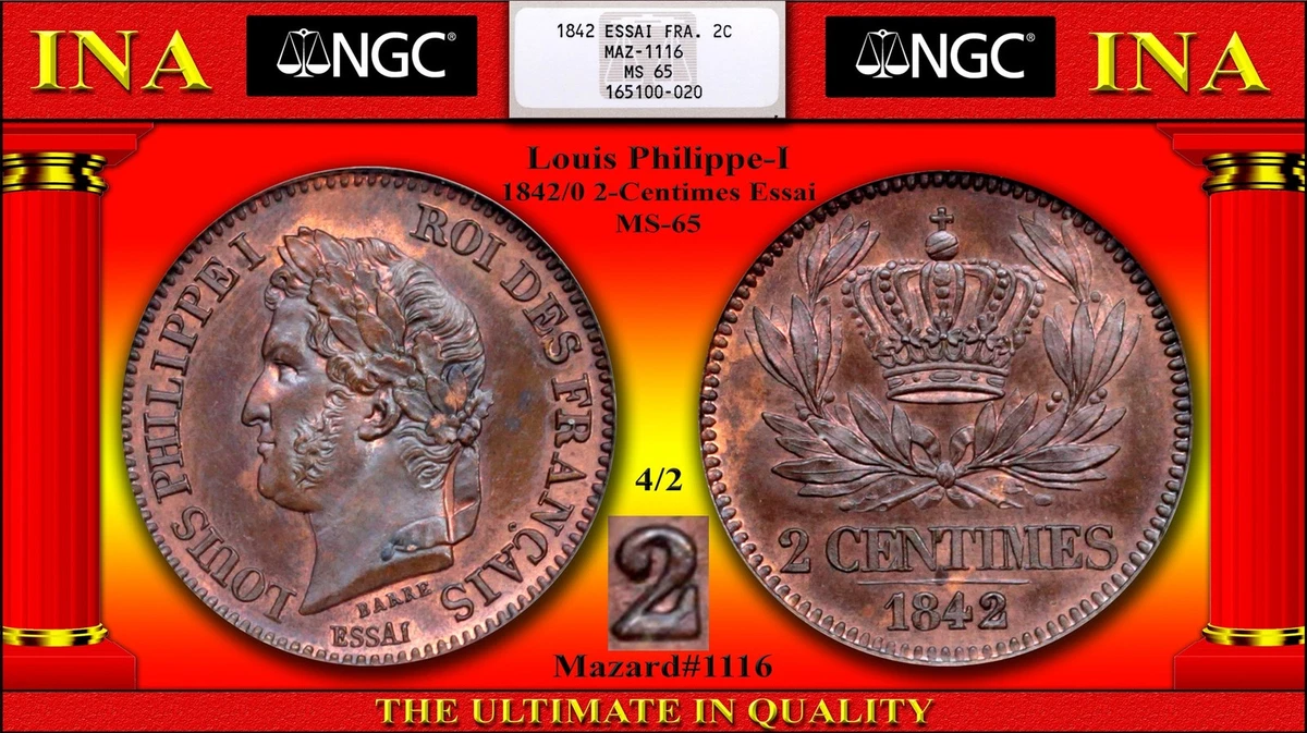 1842 Year French Coins for sale | eBay