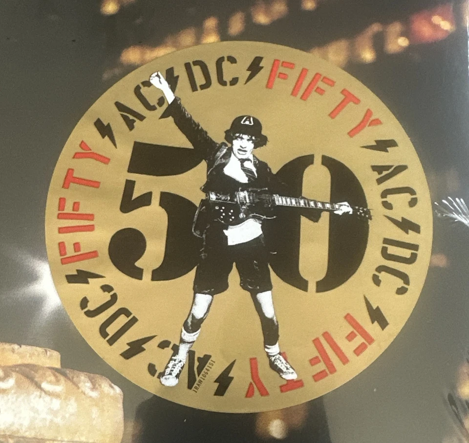AC/DC - Stiff Upper Lip ~ New Sealed 50th Anniversary Gold Vinyl Record - Image 4 of 4