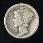 US Coin 1921 D Mercury Silver Dime KEY DATE NO RESERVE!