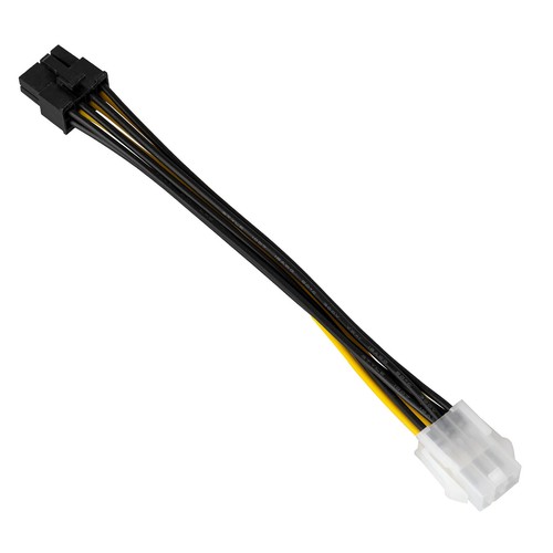 6pin to 8pin PCIe Power Cable GPU Video Graphics Card PSU Port Adapter Connector - Picture 5 of 7