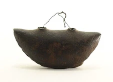 = Antique 19th C. African Wrought Iron Dance Bell Rattle Kenya