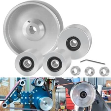 Belt Grinder 2"x72" Wheel Kit Knife Grinder 4" Drive 5/8" Bore 3" Track 2" Idler