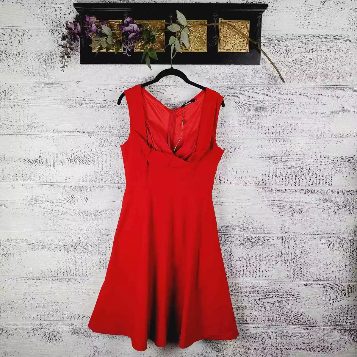 Miusol top red dress