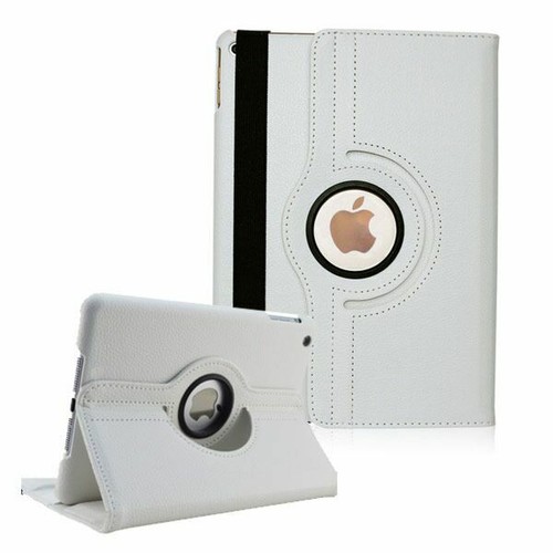 For iPad Mini 1/2/3 360 Degree Rotating Leather Swivel Stand Case - Picture 9 of 11