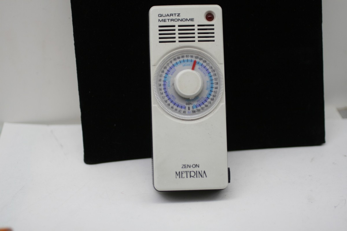 Vintage Zen-On Metrina Quartz Metronome JAPAN New Batteries L1 | eBay