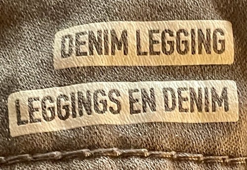 Mission Women’s Super Stretchy Gray Denim Leggings Pants 5 - Picture 8 of 8