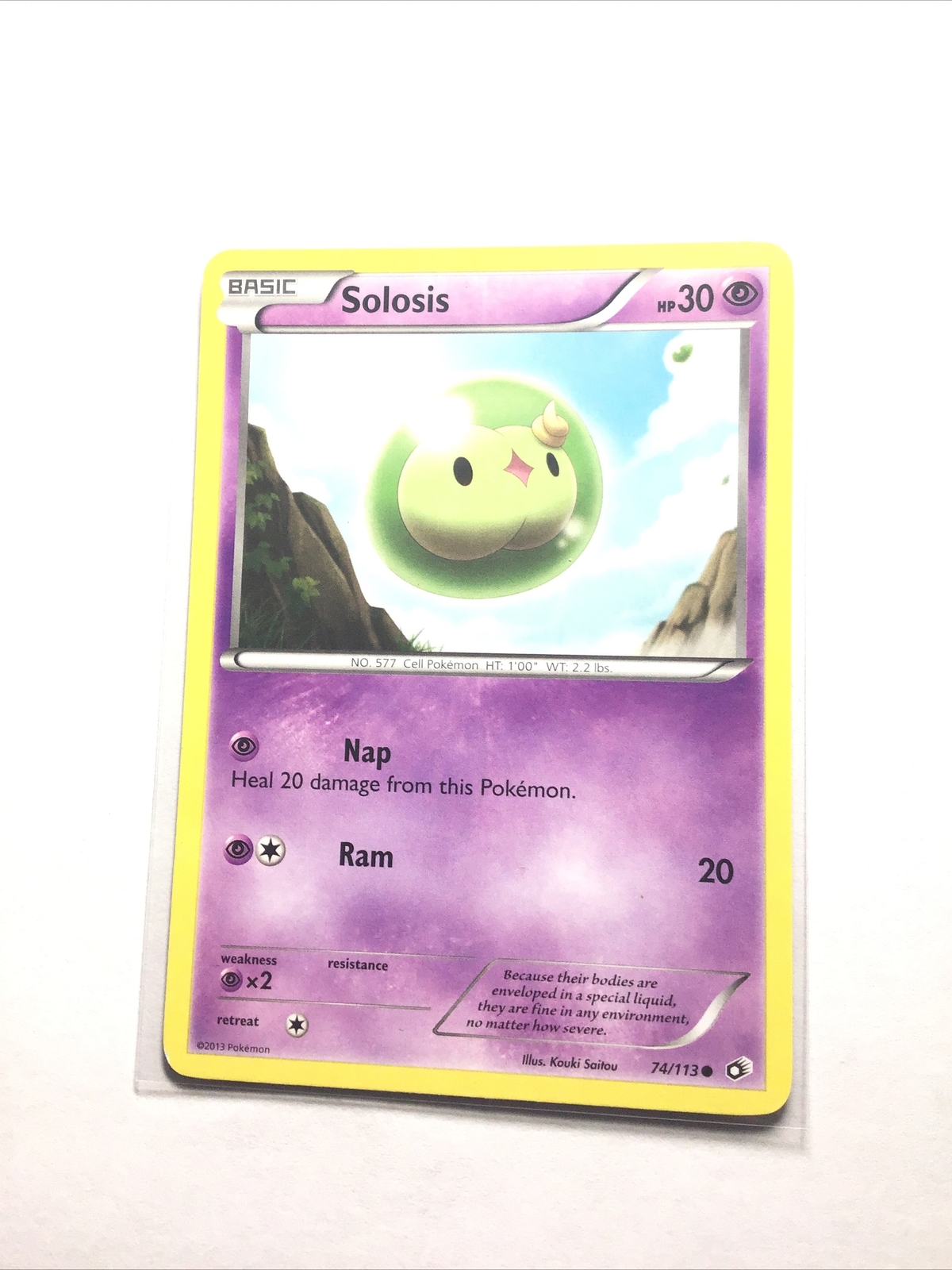 SOLOSIS - 74/113 - Legendary Treasures - Pokemon Card - NM