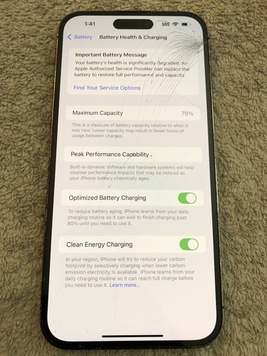 Apple iPhone 14 Pro Max 256GB Space Black Unlocked Cracked Screen / Back READ - Photo 11 sur 12