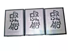 FERRAGAMO UOMO BY SALVATORE FERRAGAMO 0.17OZ/3ML EDT SPLASH MINI MEN LOT OF 3