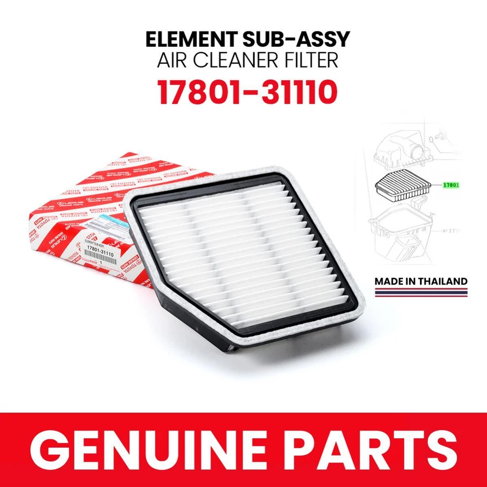 Filtro de filtro de aire subconjunto elemento para Lexus GS350 GS430 IS250C Foto 2 de 4