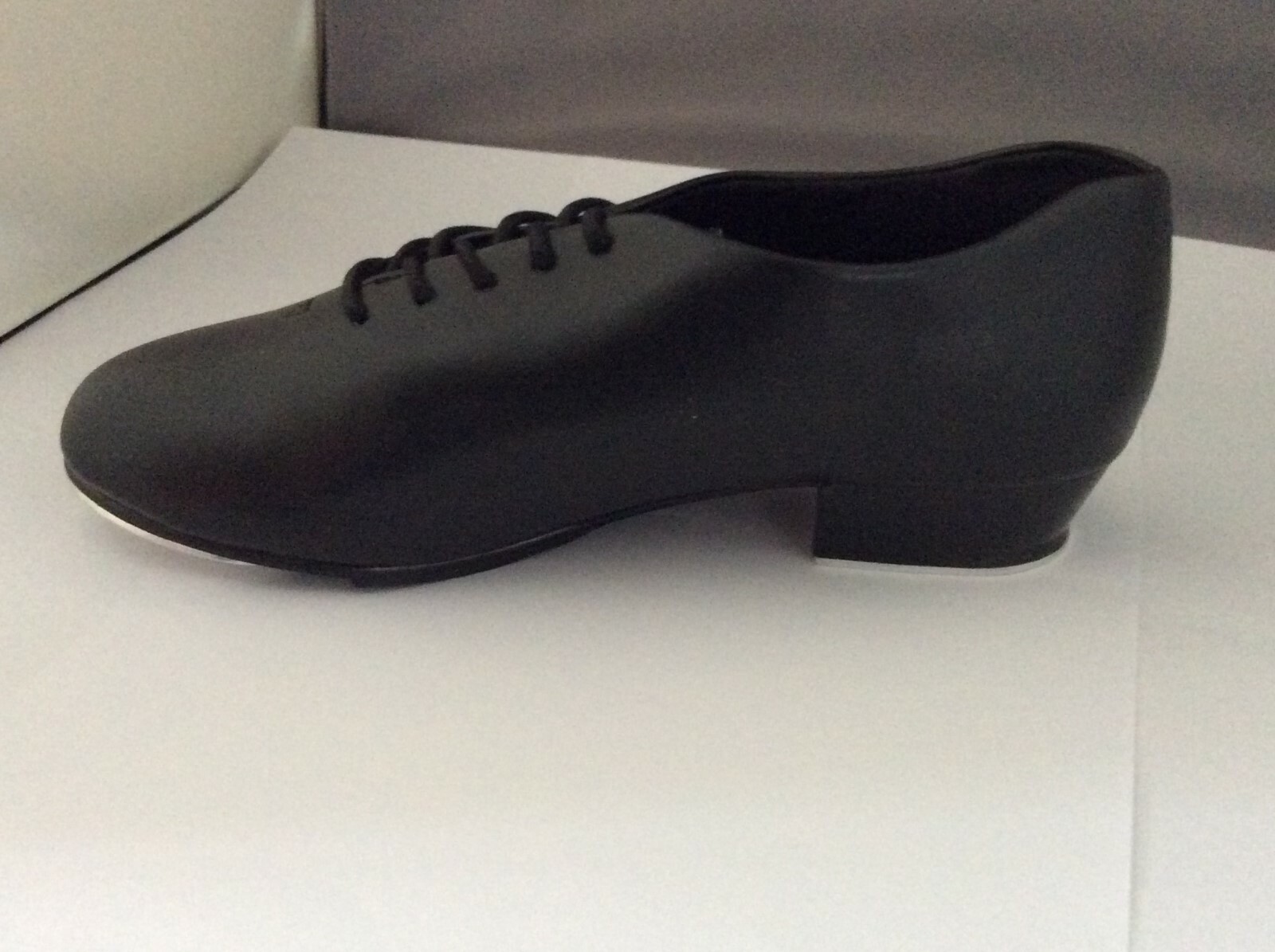 Roch Valley unisex black pu Oxford jazz tap shoe sizes child 10 to