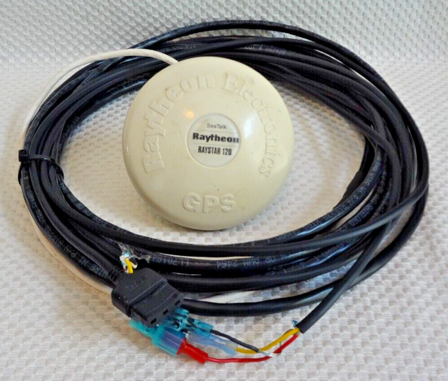 Raytheon Raystar 120 GPS Antenna SeaTalk E32025 Working Battery Raymarine for sale online eBay