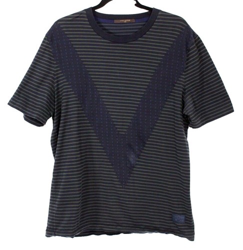 LOUIS VUITTON T Shirt 20aw XL Cotton NVY Plain Rm202m UYM HJY04W
