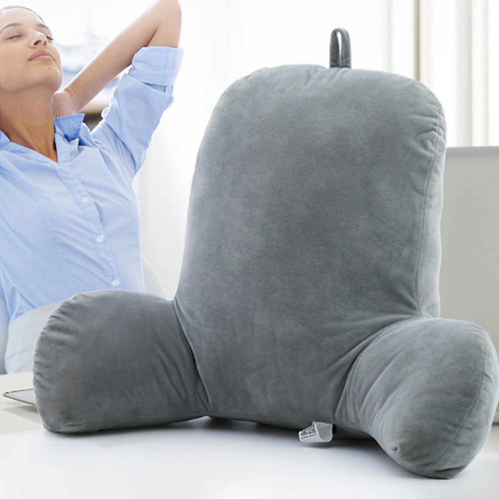 Backrest Pillow Chair Bed Rest Pillow With Arms Chair Pillow Back Cushion eBay