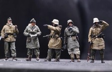 WWII WW2 Deutscher soldaten Winter LAH 1:35 bemalt Diorama gealtert figuren