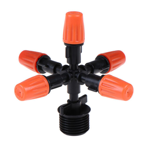 Garden Sprinklers Automatic Watering Lawn 360° Rotating Sprinkler 5 Nozz=*H,
