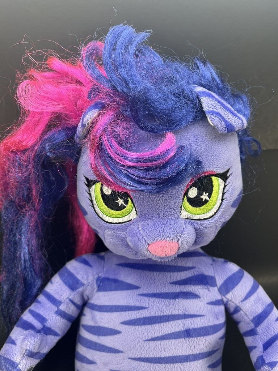 Ours En Peluche Construction A – Modèle Teegan Violet Zebré – Filles – Jouet Doux