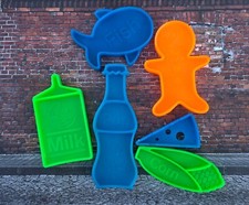 VINTAGE 6 PC MATTEL TUFF STUFF GROCERIES FISH MILK CORN POP COOKIE FOOD pretend