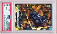 2020 Topps Chrome Sapphire F1 Lewis Hamilton Gold #21 (48/50) PSA 10 - POP 1