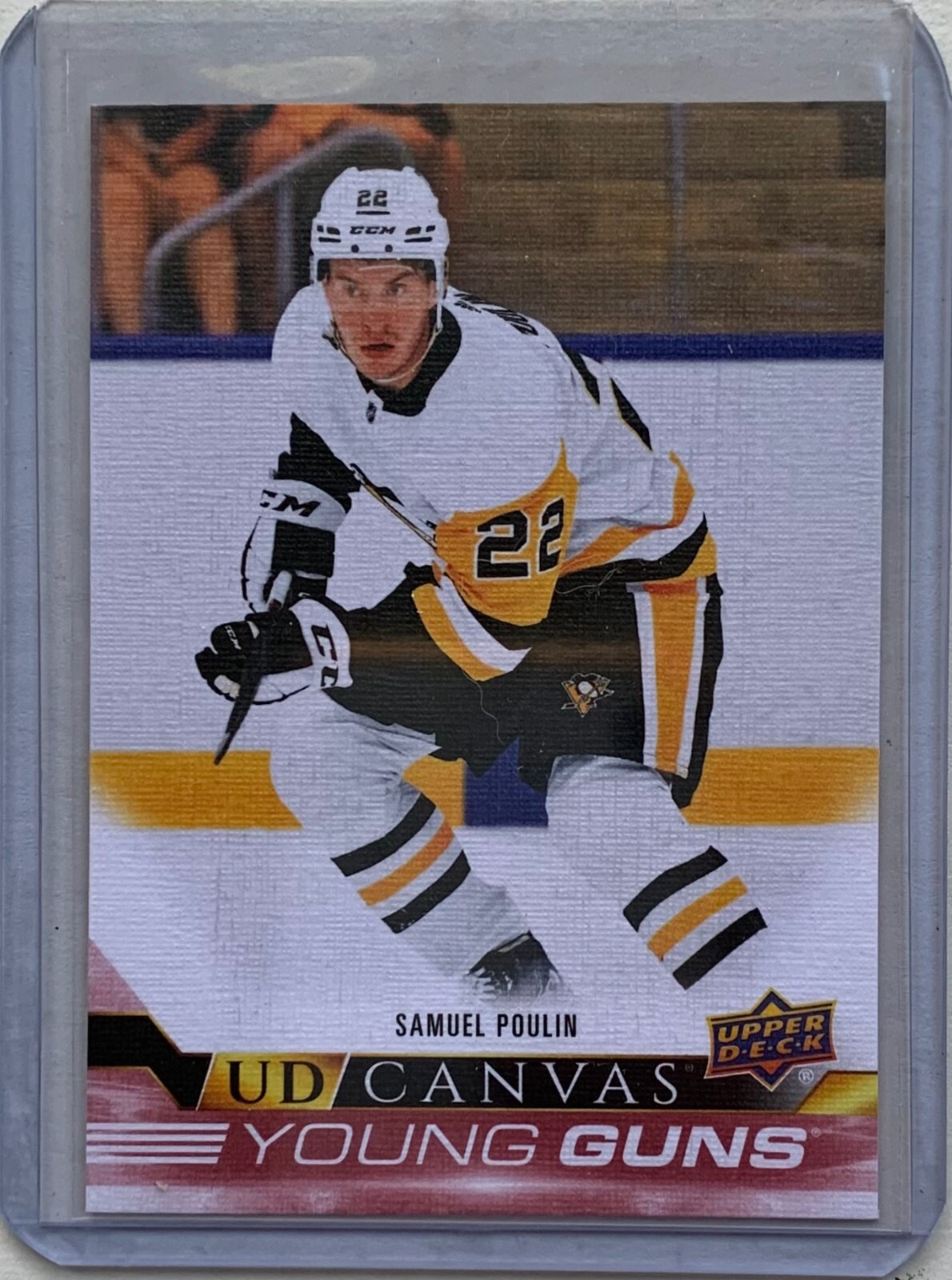 2022-23 U.D Canvas Young Guns Samuel Poulin UD Series 2 Rookie #C213