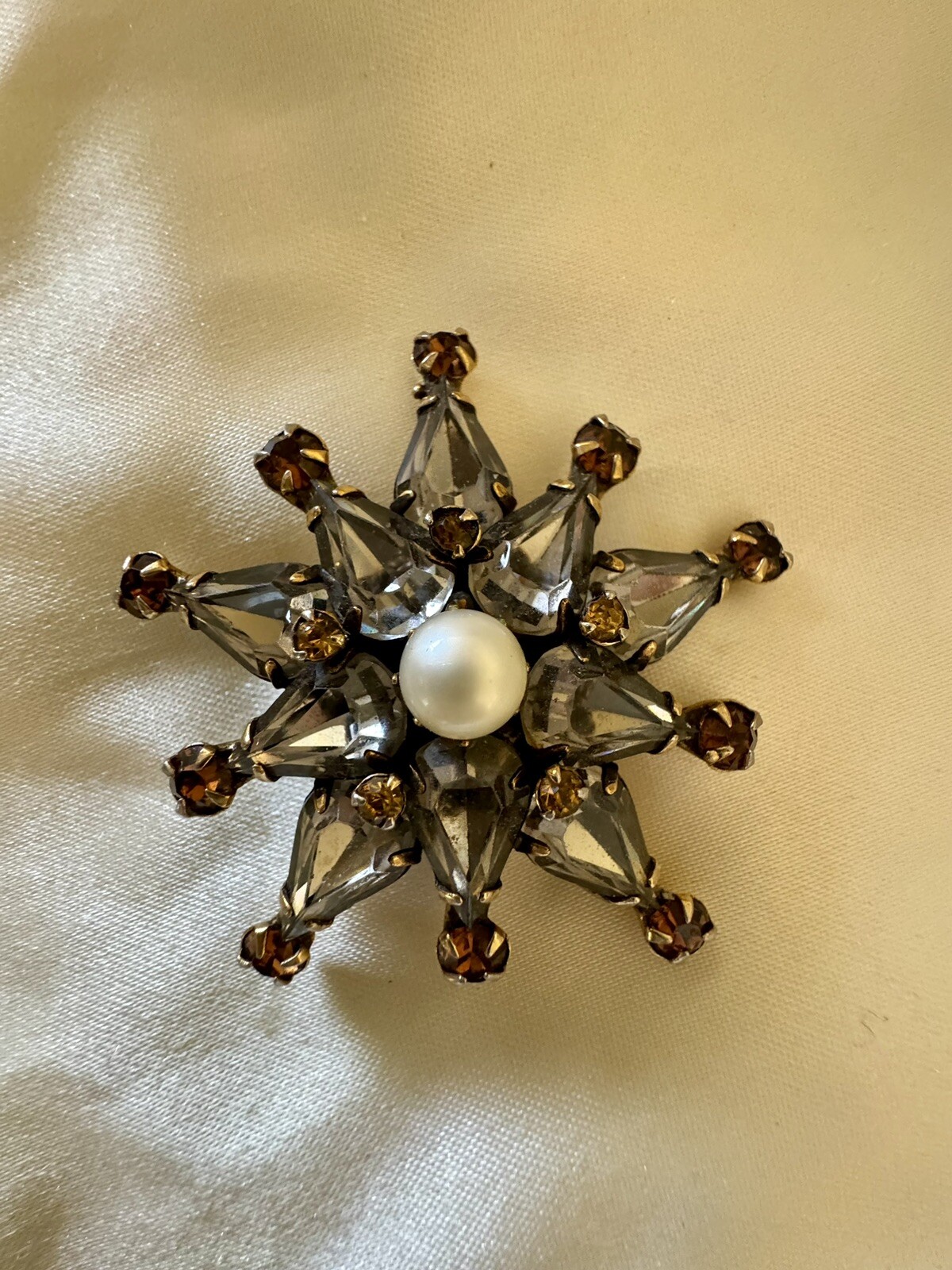 Vintage ADELE SIMPSON signed Mid-Century Rhinesto… - image 2