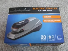 New Swingline Optima Grip Electric Stapler, 20 Sheet Capacity, Silver (48207)