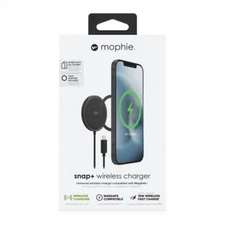 Mophie snap+ 15W Wireless Pad Fast Magsafe Charger for iPhones, Galaxy Phones