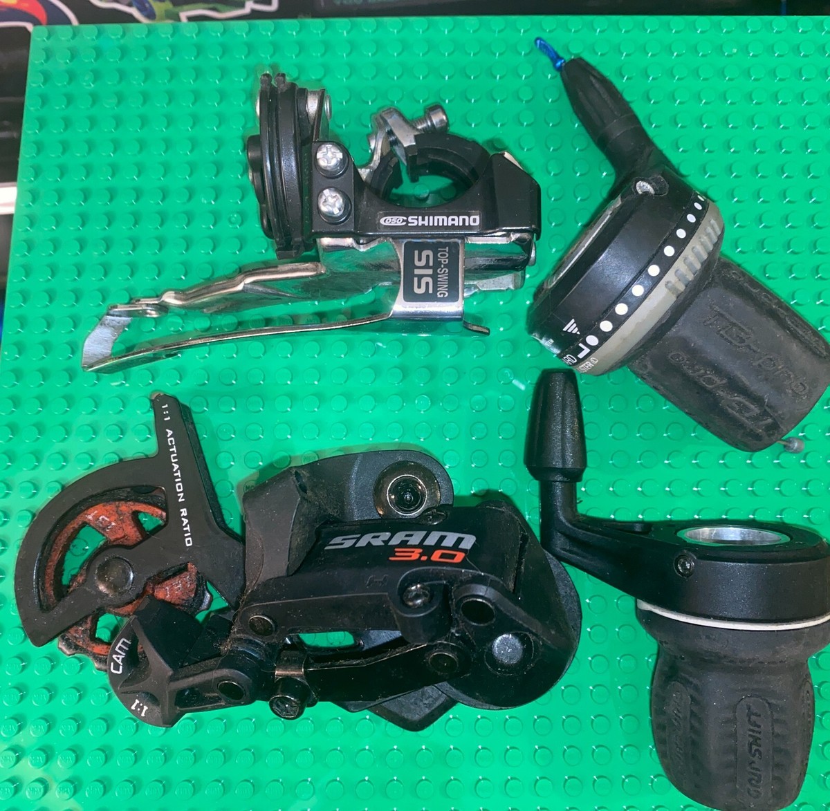 Bike Gear Shifter Sram X4 Trigger Gear Shifters Pair For MTB