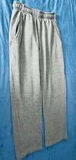 Reebok Youth Unisex SMALL Gray Sweatpants with Pockets Straight Leg