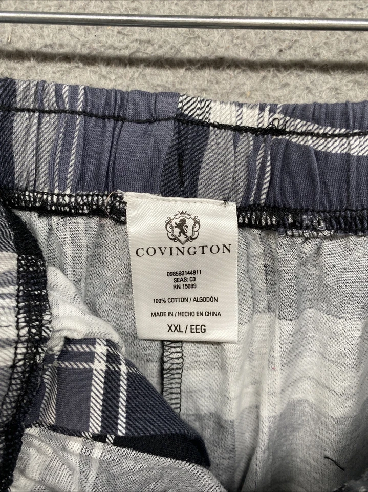 Covington Мужская клетку фланель пижамы карман брюки Sleepwear в размер 2XL новый - Изображение 4 из 4