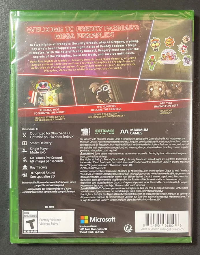 How well does Security Breach run on the regular Xbox One? :  r/fivenightsatfreddys