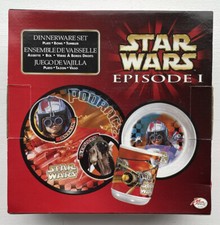 Zak Designs Star Wars Episode 1 Dinnerware 3-piece Set Anakin Sebula
