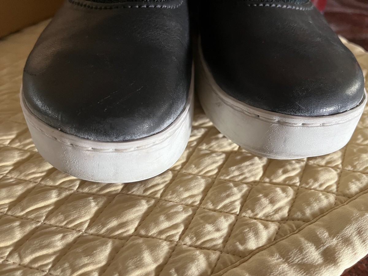 trippen sport サイズEU42 Trippen 42 black back zip white outsole Germany worn 1x leather