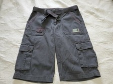 NEW: Guess Los Angeles Belted Multi-Pocketed Cargo Boys Shorts SZ 16 W30 L13 