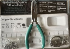 Cousin DIY Jewelry Making Kit with Jewelry Pliers and Findings, Silver, Teal