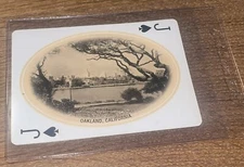 Vintage Antique 1906 U.S. Playing Card Co. Oakland, California Playing Card RARE