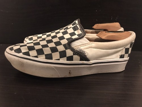 size 4 checkered vans