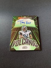 2023 Obsidian Torry Holt GREEN Electric Etch Volcanic AUTO Autograph #/25