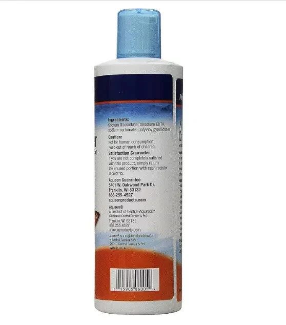 Aqueon Aquarium Water Conditioner for Tap Chlorine Detoxifying 16 fl oz - Image 2 of 2
