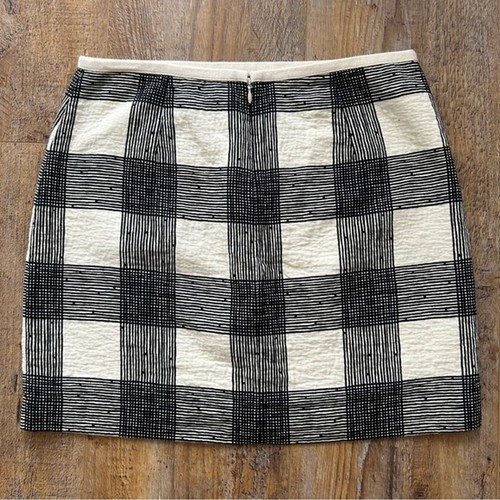 MADEWELL BOWERY INKCHECK CHECK PLAID MINI SKIRT 6 - Picture 5 of 8