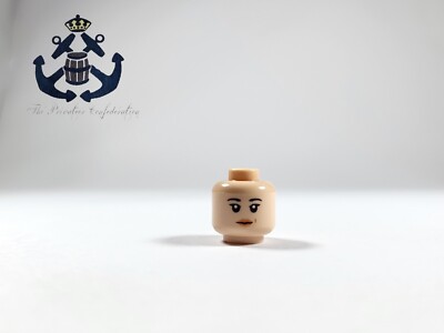 LEGO Minifigure Head Grin, Angry For Star Wars Rose Tico / Marvel Maria Hill