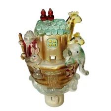 Vintage JC Penney Home Collection Acrylic Noah's Ark Night Light